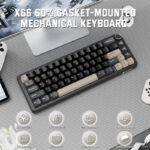 Attack Shark X66 - 60% Tri-Mode Wireless Mechanical Gaming Keyboard - Image 7
