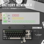 Attack Shark X66 - 60% Tri-Mode Wireless Mechanical Gaming Keyboard - Image 3