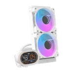 DarkFlash  DH240D 240mm Liquid CPU Cooler ( LCD Display)  - White  | DH240D-WH