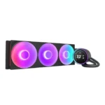 NZXT Kraken Elite 420 RGB AIO Liquid Cooler with LCD - Black | RL-KR42E-B2