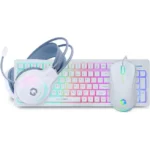 GAMEON GO-CYPHERW-XL-W All-In-One Gaming Combo Set (Keyboard + Headset + Mouse + Mousepad) – White | GO-CYPHERW-XL-W - Image 4