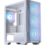 MSI MAG FORGE M100R Micro-ATX PC Case - White | 306-7G20W23-HH9
