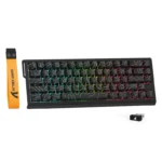 ATTACK SHARK X68PRO HE Wireless Rapid Trigger Keyboard Magnetic Switch - Black