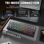 ATTACK SHARK X68PRO HE Wireless Rapid Trigger Keyboard Magnetic Switch - Black - Image 6