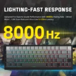 ATTACK SHARK X68PRO HE Wireless Rapid Trigger Keyboard Magnetic Switch - Black - Image 5