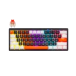 GAMEON AEROX Series GOMK60-RS 60% RGB Mechanical Keyboard - Red Switch( Arabic / English )| GOMK60-RS