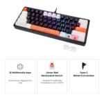 GAMEON AEROX Series GOMK60-RS 60% RGB Mechanical Keyboard - Red Switch( Arabic / English )| GOMK60-RS - Image 7