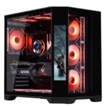 WJCOOLMAN Y60 PRO  LCD PC Case  - 7 Fans ARGB - 8.1” LCD - Black - Image 3