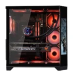 WJCOOLMAN Y60 PRO  LCD PC Case  - 7 Fans ARGB - 8.1” LCD - Black - Image 4