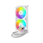 ID COOLING FX 240 LCD 240mm Liquid Cooler - White ( 300W TDP ) - Image 5