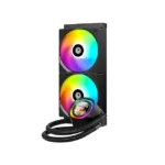 ID COOLING FX 240 LCD 240mm Liquid Cooler - Black( 300W TDP ) - Image 4