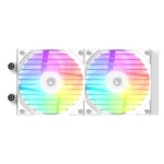 ID COOLING FX 240 LCD 240mm Liquid Cooler - White ( 300W TDP ) - Image 3