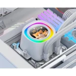 ID COOLING FX 360 LCD 360mm Liquid Cooler - White ( 350W TDP ) - Image 5