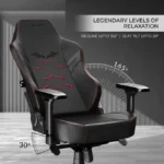 Cybeart The Batman DC Licensed Edition Gaming Chair (4D Armrest / Adjustable Lumbar / 165° Recline / Black-Red) | GC-PUAPEX-BM02 - Image 7