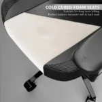 Cybeart Ghost Edition Originals Edition Gaming Chair, Supreme PU Leather, Cold Cured Foam, Adjustable Inbuilt Lumbar Support, 4D Arm Rest, Multi Tilt Mechanism, 150Kg Maximum Weight, Black | GHST - Image 10