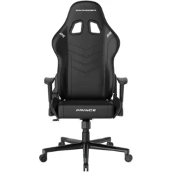 DXRacer Prince Series P132 Gaming Chair, 1D Armrests with Soft Surface, Black | GC-P132-N-F2-158