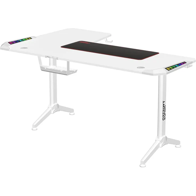 61oB+NgnMfL._AC_SL1500_ Twisted Minds WARRIOR L Shaped Gaming Desk RGB Right - White | TM-Y-RW-RGB