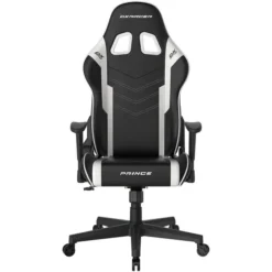DXRacer Prince Series P132 Gaming Chair (Black& White) | GC-P132-NW-F2-158