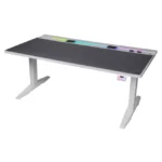 Thermaltake G700 RGB Electric Height Adjustable Gaming Desk with RGB Lighting - White