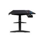 Thermaltake G700 RGB Electric Height Adjustable Gaming Desk with RGB Lighting - Black - Image 5
